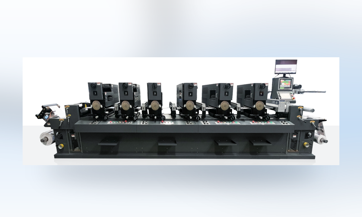 HCL350-6C intermittent rotary label printing machine